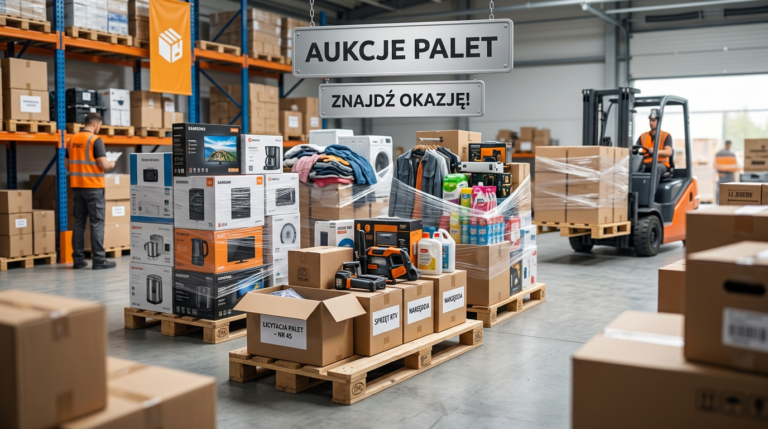 Aukcje palet – jak skutecznie inwestować w towary z licytacji?