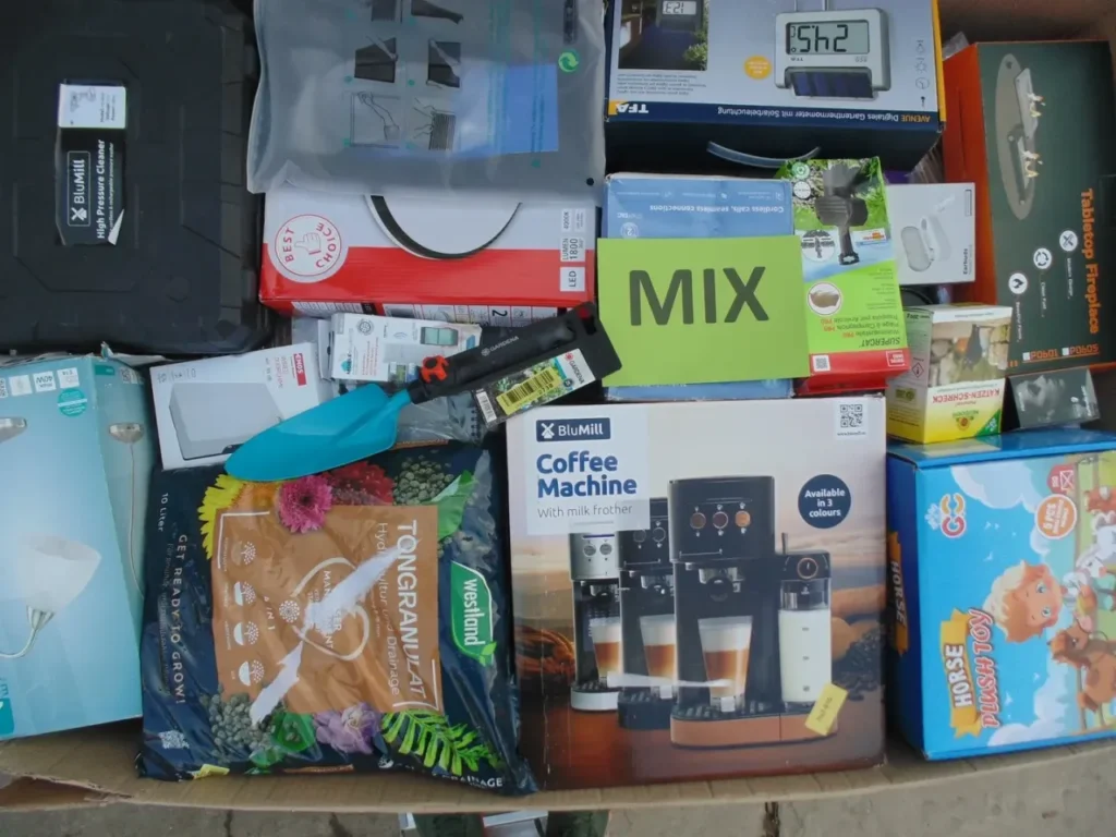 Paleta zwrotów mix – ekspres do kawy BluMill Coffee Machine, artykuły ogrodowe, zabawki, sprzęt AGD