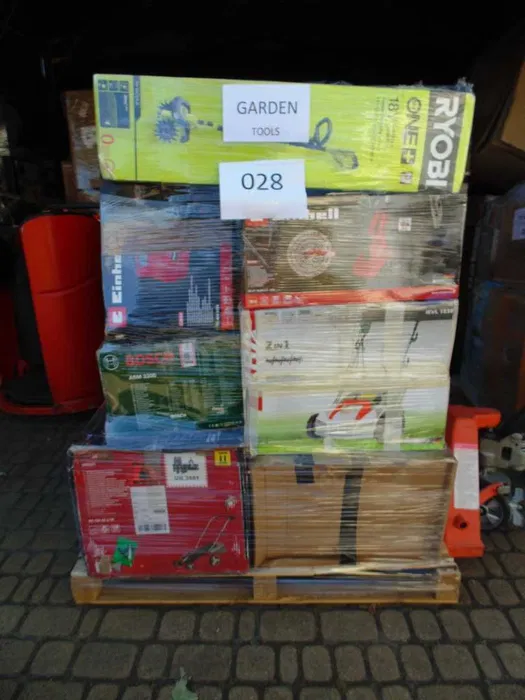 Paleta MIX elektronarzędzia i urządzenia ogrodowe – kategoria A/B/C