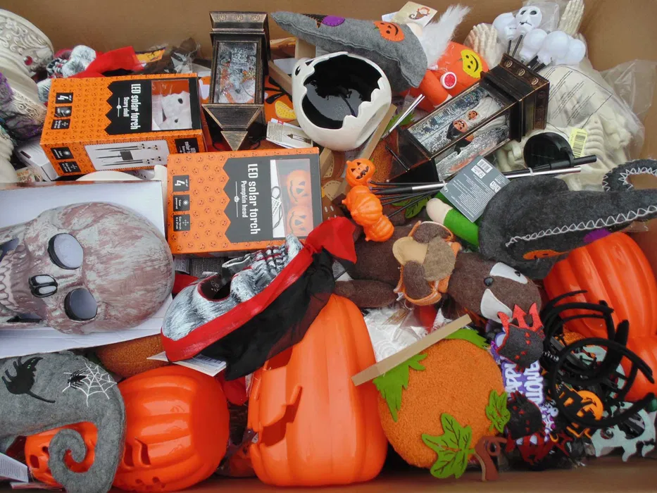 Paleta MIX – Artykuły Halloween i Party | Kategoria A/B | Powyżej 200 szt. na palecie